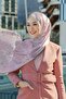 Nada 2 Saten Shawl - Lyre - 2