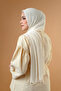 Tapis Pleated Shawl - Vanilla - 3
