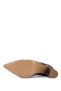 Women's Genuine Leather Pink Heeled Shoes - 5