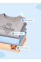 100% Bamboo-Based Ultra-Soft Fabric Blue T-Shirt for Boys Short Sleeve Casual Wear for Kids - 5