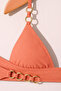 Gold Ring Detailed Triangle Bikini Set – Elvyn Gold |   Black, Mint, Burgundy |   Unassisted, Beach Wear - 5