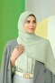 Bimu Pleated Shawl - Pistachio Green