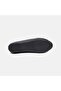 Women's Black Ruched Detail Leather Ballet Flats - 4