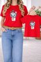 Mother Unisex Child Combination Oversized - Mother & Child Twin T-Shirt Girl Boy Mother B Printed (Single Price)