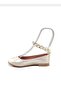 Girl's Pearl Detailed B Ballet Flats Shoes - 2