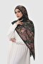Dubai Pleated Shawl - Black