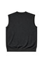 Men's Large Size Anthracite V-Neck Sweater 3Xl-4Xl-5Xl-6Xl - 5