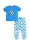 Boys Robot Graphic Cotton Pajama Set – T-Shirt & Pajama Pants Nightwear
