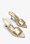 Ulyia Women's Heels Slipper - Gold - 2