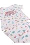 Girls West Coast Print Cotton Pajama Set – T-Shirt & Shorts Nightwear - 5