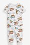 Boys’ Pajama Set – Playful Animal Print Cotton Nightwear (2-Piece Set) - 5