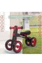 Kids Balance Bike Tricycle with 4 Wheels & LED Light | Toddler Ride-On Cycle 12–24 Months (Black) - 4