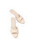 Phoebe Vita Women's Thin Heeled Slippers 001251 Matte Beige - 3
