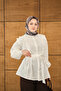 Women's Ruffle Detail Shirt White