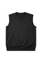Men's Large Size Anthracite V-Neck Sweater 3Xl-4Xl-5Xl-6Xl - 4