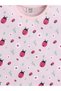 Girls Strawberry Print Cotton Pajama Set – T-Shirt & Full Pants Nightwear - 4