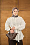 Women's Ruffle Detail Shirt White - 5