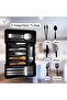 Viewstar Expandable Silverware Drawer Organizer, Adjustable BPA-Free Cutlery Tray for Kitchen - 6