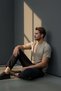 Men's Basic T-Shirt Slim Fit Crew Neck Pack of Cotton Comfortable Casual T-Shirt Mustard Color-179 - 3