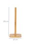 Pbt-352 Bamboo Paper Towel Holder Decorative Napkin Holder Roll Paper Towel Stand Wooden Paper Towel Holder - 2