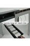 Stainless Steel Pan Organizer Rack for Cabinet & Drawer, Heavy-Duty Lid Holder - 5