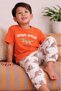 Boys’ Pajama Set – Stay Wild Tiger Print Cotton Nightwear (2-Piece Set) - 8