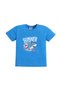 Boys “Summer” Shark Print Cotton Pajama Set – T-Shirt & Pajama Pants Nightwear - 3
