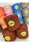 Tile Braided Combed Cotton Yarn Bag g Yarn - (600-650Gr) 1 Piece - 2