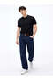 Solid Henley Neck Regular Fit Black T-shirt - 6