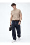 Solid Henley Neck Regular Fit Beige T-shirt - 6