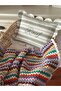 Hand Knitted Colorful Baby Blanket Si