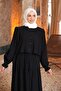 Black Buttoned Shirt and Skirt Set - 3