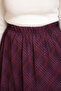 Plum Waist Elastic Lined Chiffon Skirt - 2