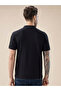 Black Textured Vertical Stripe Regular Fit Polo T-shirt - 3