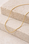 Stainless Steel Ball Chain Tarnish-Resistant Unisex Necklace (55 cm)