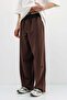 Baggy Fit Sweatpants Brown - 4