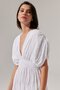 Double Face V-Neck Dress - 4