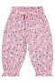 Paça Ruched 6-18 Months Pants - Pink 6-9 Months