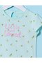 Infant Girls Light Blue Allover Print T-Shirt - 2