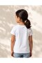 Girls White Printed T-Shirt - 3
