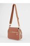 Four Pocketed Zipper Cases and Snap Closure Women's Shoulder Bag Cases - 2