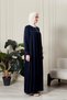 Kupra Fabric Hijab Dress with Button Detail, Comfortable Fit, Long Dress, Premium Plus Size Hijab Dress - 5