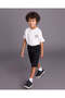 Boys Black Wash Soft Knit Denim Shorts - 5