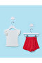 Infant Girls White And Red 2 Piece Set - 4