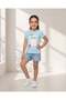 Girls Blue Printed T-Shirt - 2