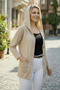 Hooded Scallop Detailed Jacket - 3