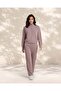 بنطلون رياضي نسائي بلون الموف السادة - 2