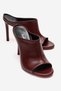 Burgundy Skin Women's Open Toe Red Sole Stiletto Heel U t Slipper Melody - 2