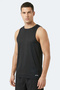 Korba Men's Sleeveless Black T-Shirt - 7