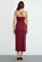 Crisscross Straps Covered Midi Length Dress - 7